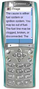 WAP phone - diagnosis